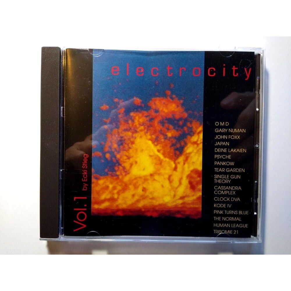 Electrocity Vol 1 CD Synth-Pop Darkwave OMD Gary Numan Japan Human League Psyche